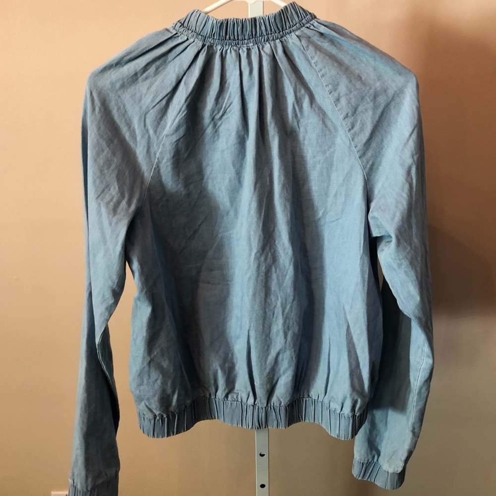 Fabletics Lightweight Chambray Jacket (S) - image 2